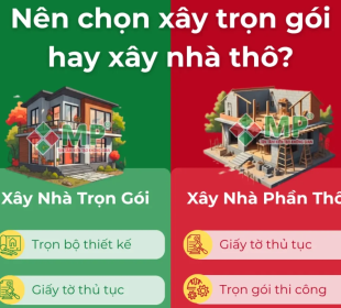 Xây Nhà Trọn Gói hay Xây Thô: Lựa Chọn Nào Tối ưu về mặt chi phí cho chủ nhà
