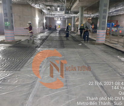 Gói thầu chống thấm Metro Bến thành - Suối tiên